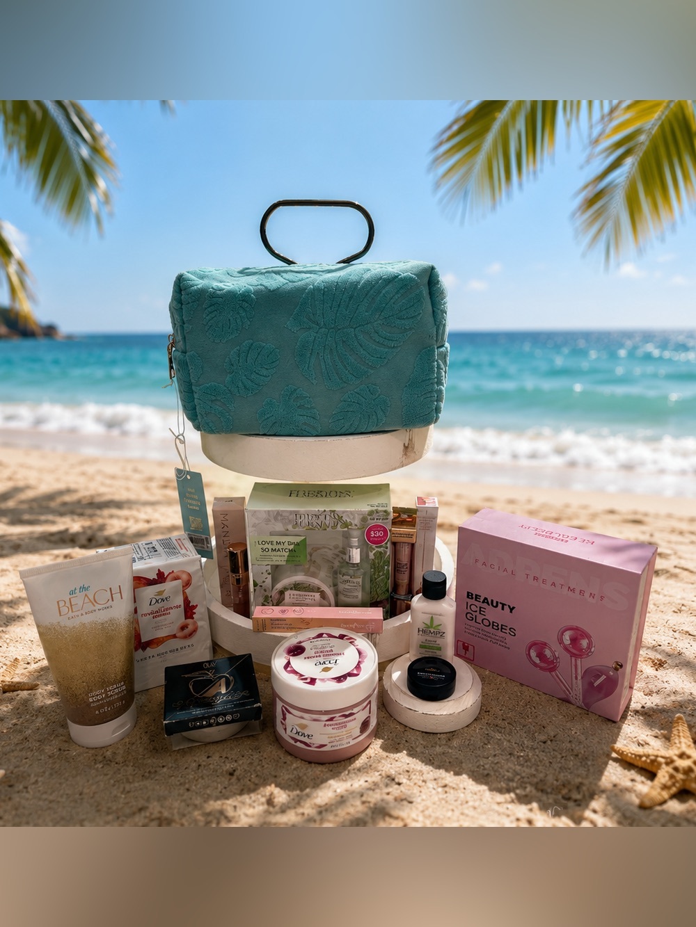 Urban Expression Teal Make Up Bag Beauty Bundle